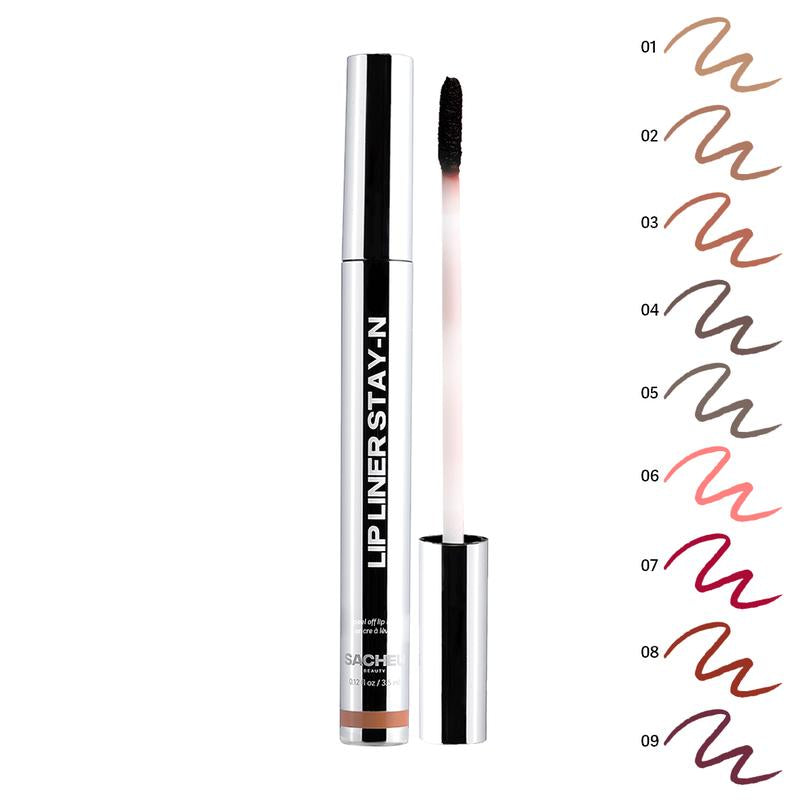 Image of LIP LINER STAY-N - Peel-Off Lip Liner Stain - All Day & Night Lipliner with Hyaluronic Acid & Vitamin E - Long Lasting Formula - 0.12 Fl Oz / 3.5 Ml