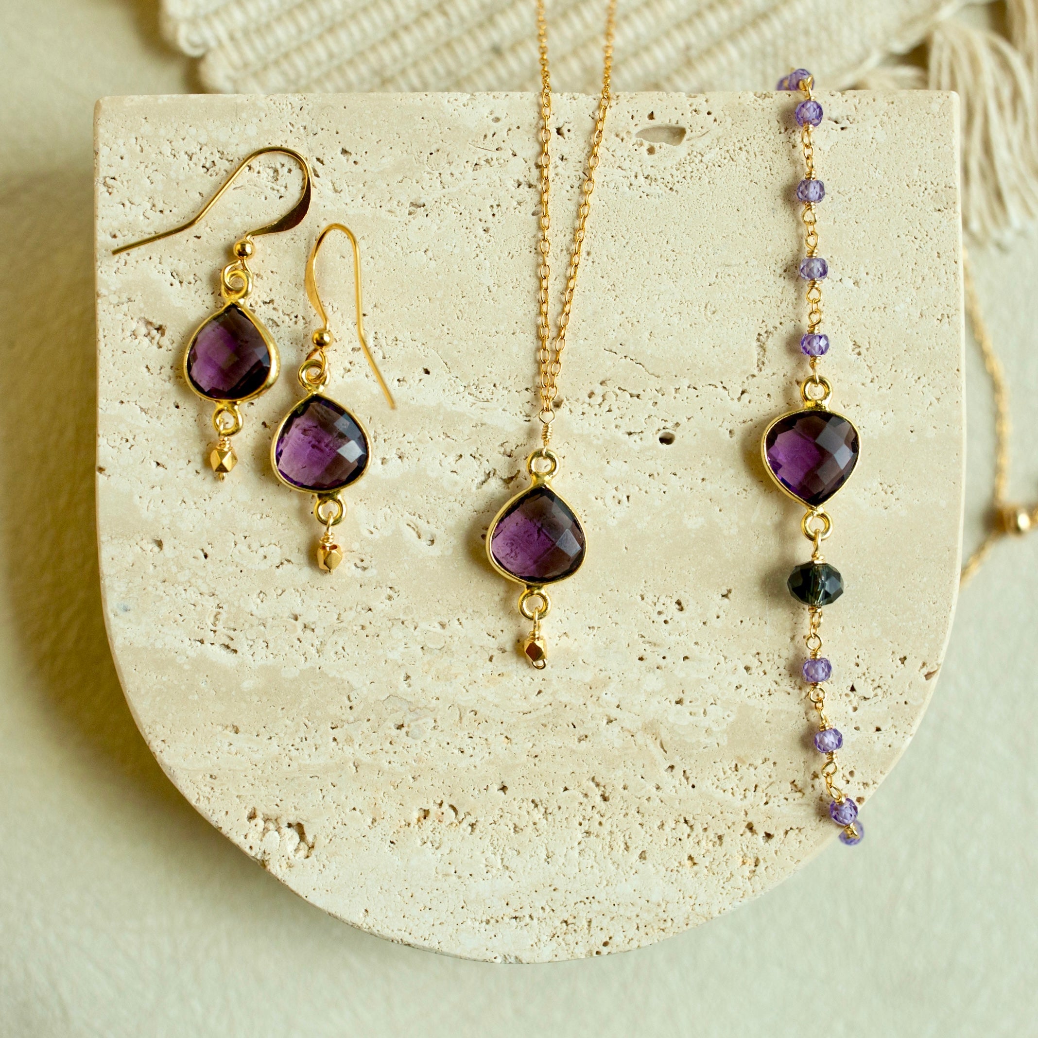 Image of Amethyst Ballet Bracelet