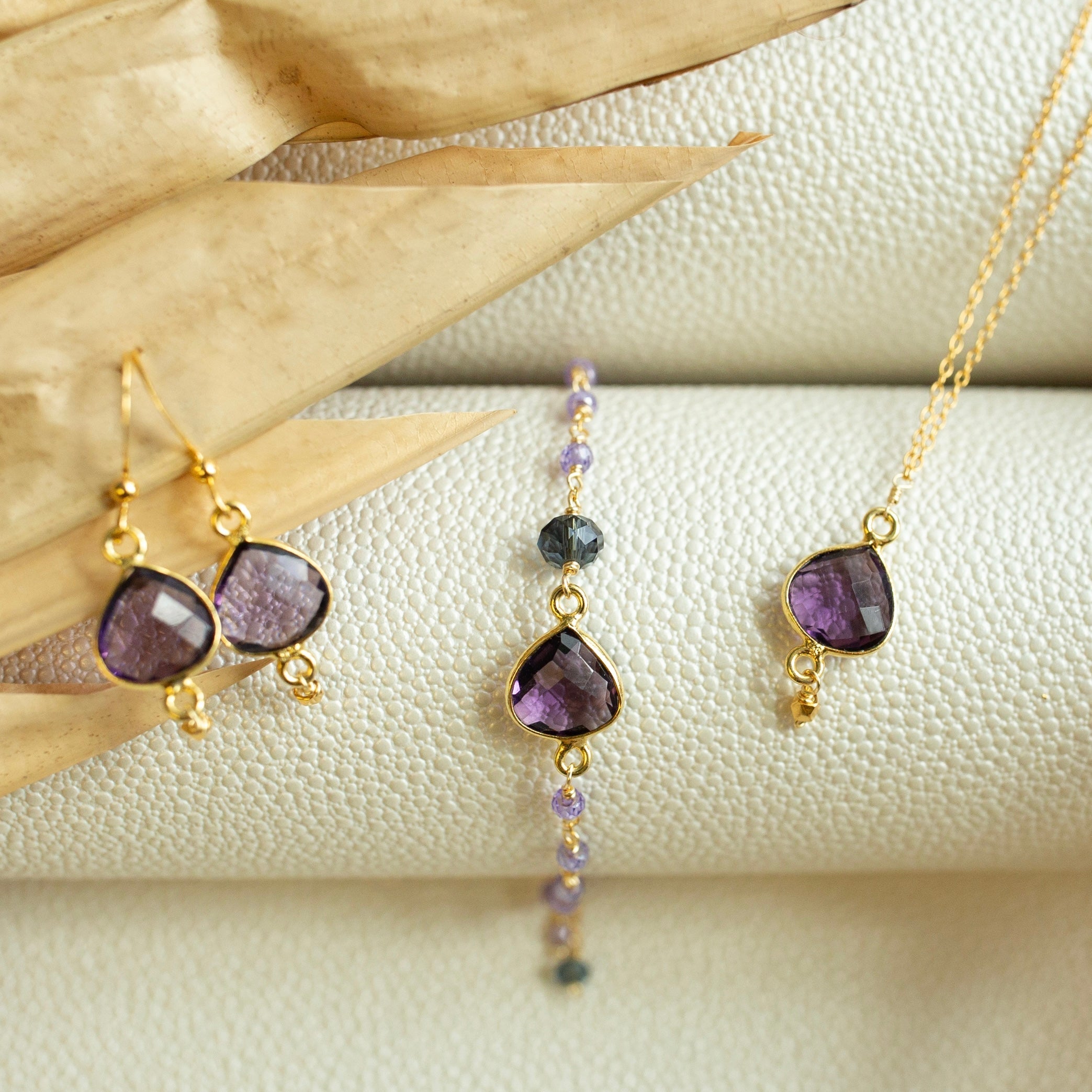 Image of Amethyst Ballet Bracelet