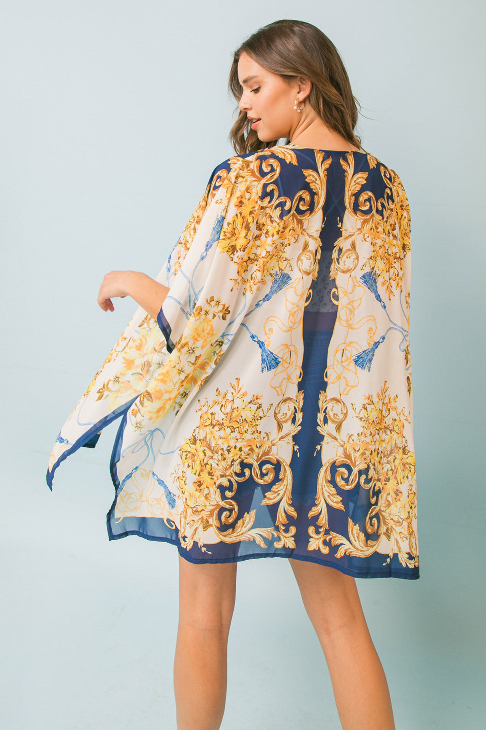 Image of NEVER SAY NEVER WOVEN MIDI COVER UP