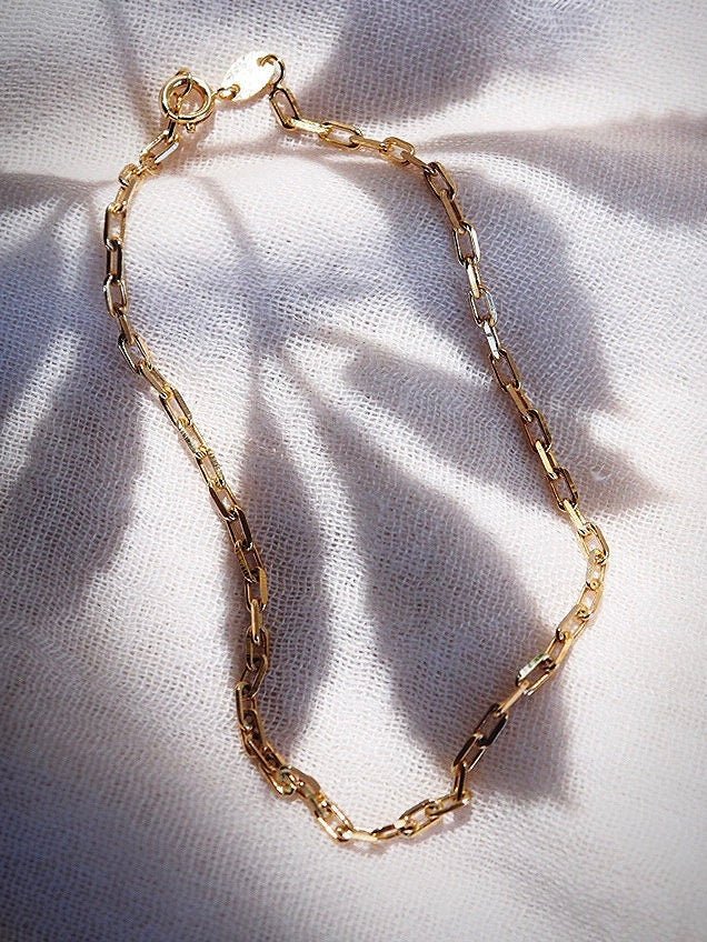 Image of Sale - Classic Paperclip Chain Anklet - Kehlani