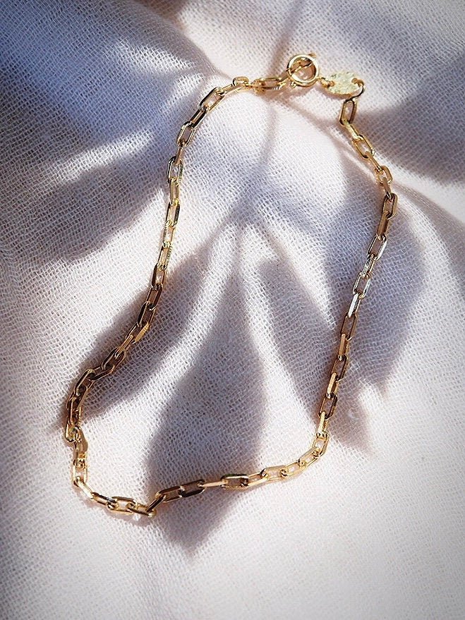 Image of Sale - Classic Paperclip Chain Anklet - Kehlani