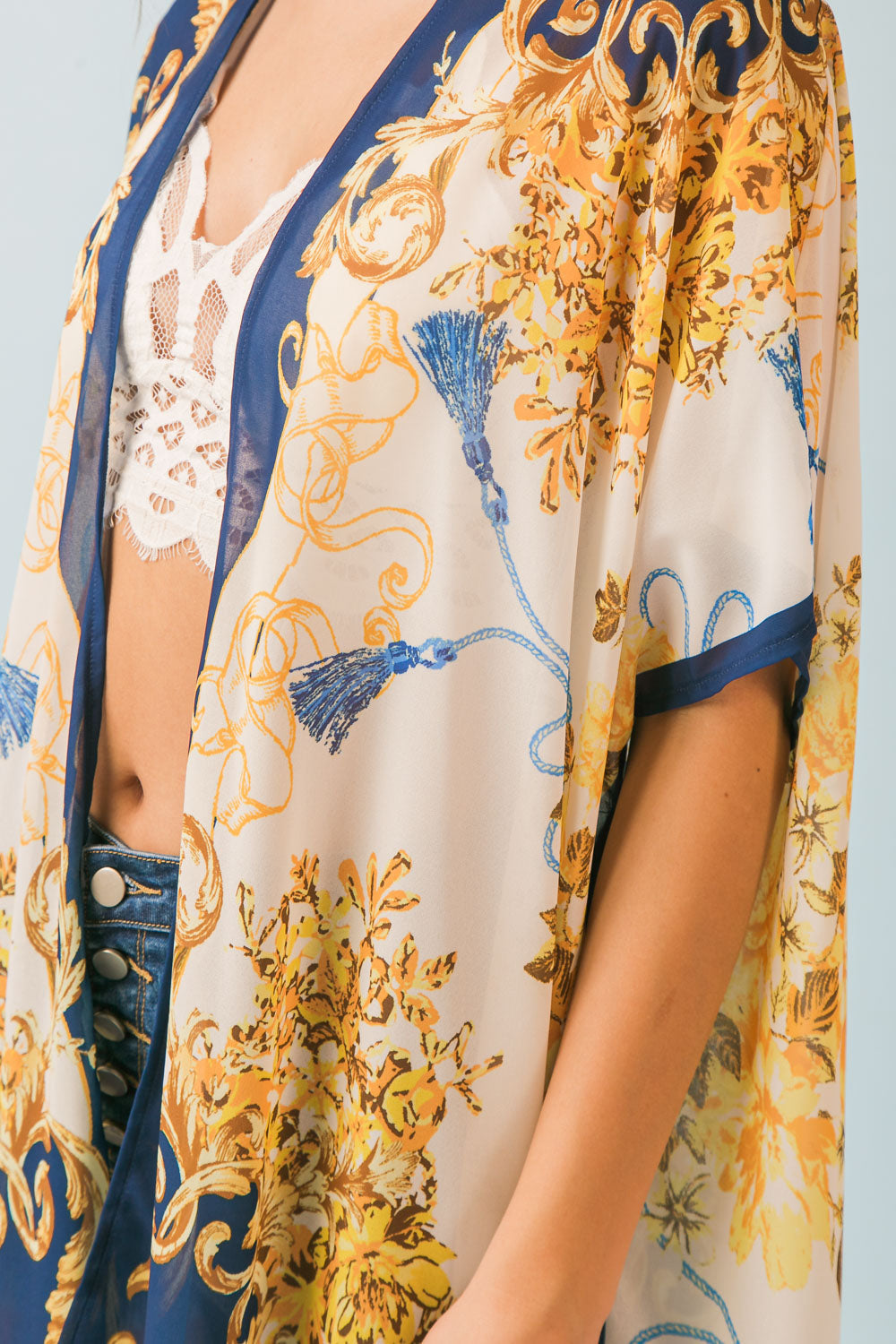 Image of NEVER SAY NEVER WOVEN MIDI COVER UP